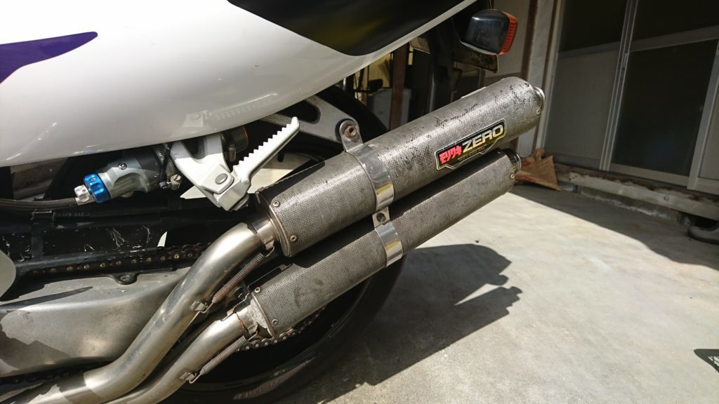 RVF400用モリワキZEROマフラー